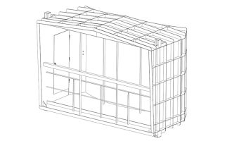 Ensemble mécano soudé 4x3m